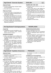 Procare Digi-Extend Exercise System Manual