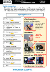 Furukawa electric FITELNINJA NJ001 Quick Reference Manual