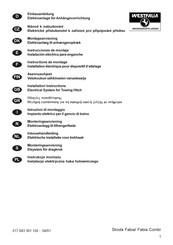 Westfalia 317 043 300 107 Installation Instructions Manual