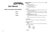 Opal ANP449 User Manual