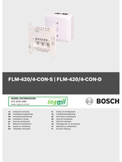 Bosch FLM-420/4-CON-S Installation Manual