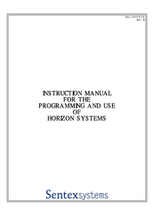 SentexSystems HORIZON Instruction Manual