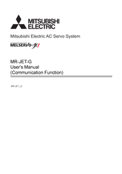 Mitsubishi Electric Melservo-Jet MR-JET-G User Manual