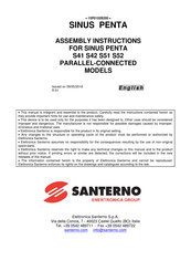 Santerno SINUS PENTA S42 Assembly Instructions Manual