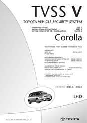 Toyota PZ425-E9130-01 Installation Instructions Manual