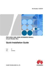 Huawei DC0384BXA Quick Installation Manual