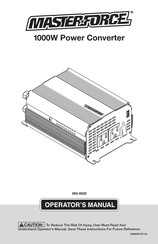 MasterForce 260-9520 Operator's Manual
