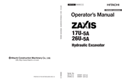 Hitachi Zaxis 26U-5A Operator's Manual