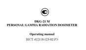 ECOTEST DKG-21 M Operating Manual