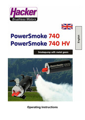 Hacker PowerSmoke 740 Operating Instructions Manual