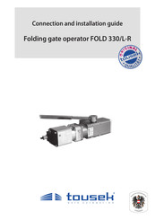 tousek 11410010 Connection And Installation Manual