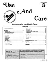 Norge L3510PRV Use And Care Manual