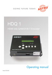 ASTRO HDQ 1 Operating Manual