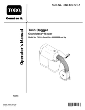 Toro Grandstand 78524 Operator's Manual