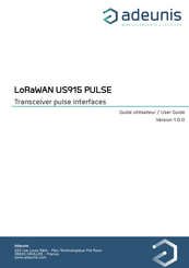 Adeunis RF PULSE US915 User Manual