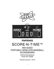 Funtronix SCORE-N-TIME SNT-300BB Operating Manual