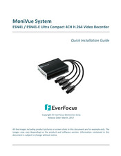 EverFocus MoniVue System ESN41 Quick Installation Manual