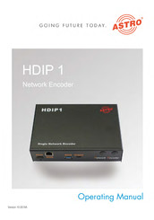 ASTRO HDIP 1 Operating Manual