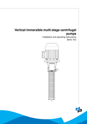 DP Pumps DPVCI 15 Installation And Operating Instructions Manual