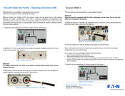 Eaton Xiria Operating Instructions