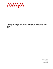 Avaya J100 Manual