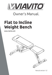 Viavito Flat to Incline Weight Bench Owner's Manual