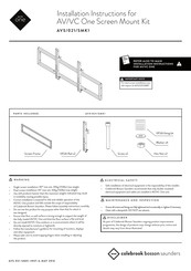 AV/VC One AVS/021/SMK1 Installation Instructions Manual