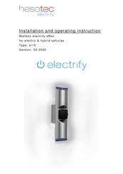 hesotec electrify SR10 Installation And Operating Instruction