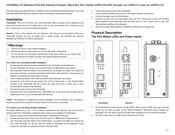 Black Box LBPS312A Quick Start Manual