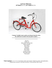AmTryke 50-2701 Assembly Instructions Manual