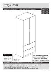 Argos 459/2765 Assembly Instructions Manual