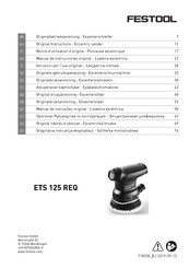 Festool ETS 125 REQ Original Instructions Manual