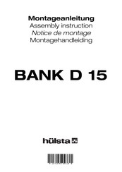 Hülsta Bank D15 Assembly Instruction Manual