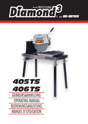 B+BTec Diamond 3 405 TS Operating Manual
