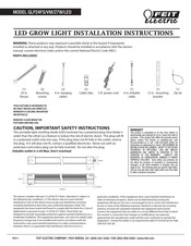 Feit Electric GLP24FS/VM/27W/LED Installation Instructions Manual