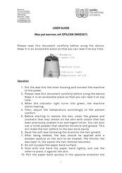 Weelko EPILCAN User Manual