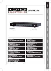 König Electronic KN-HDMIMAT10 Manual