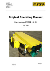 matev SWE-SD 140 JD Original Operating Manual
