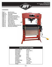 AFF 862ASD Instruction Manual