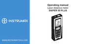 Instrumax SNIPER 50 PLUS Operating Manual