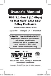 Tripp Lite U457-1M2-SATAG2 Owner's Manual