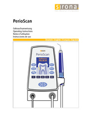 Sirona PerioScan Operating Instructions Manual