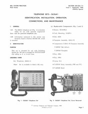 Bell System Practices 2626A Identification, Installation, Operation, Connections, And Maintenance