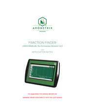Arometrix FRACTION FINDER User Manual With Application Notes