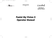 Panini My Vision X Operator's Manual