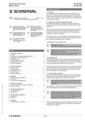 Schmersal EX-AZ 335 Operating Instructions Manual