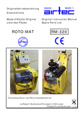 Airtec ROTO-MAT RM-320 Original-Instruction Manual Spare Parts List
