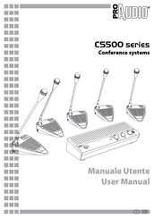 Pro Audio CS500 Series User Manual