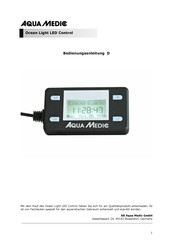 AquaMedic Ocean Light LED Control Operation Manual
