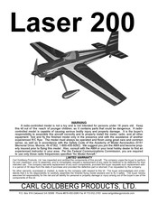 Carl Goldberg Products Laser 200 Instruction Manual